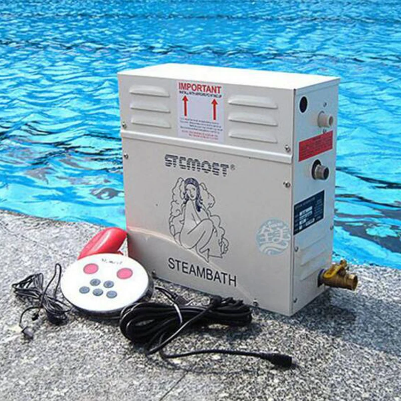  18KW Steam Generator Household Steam Bath Sauna Dry Stream Furnace Wet Steam Steamer With Digital C