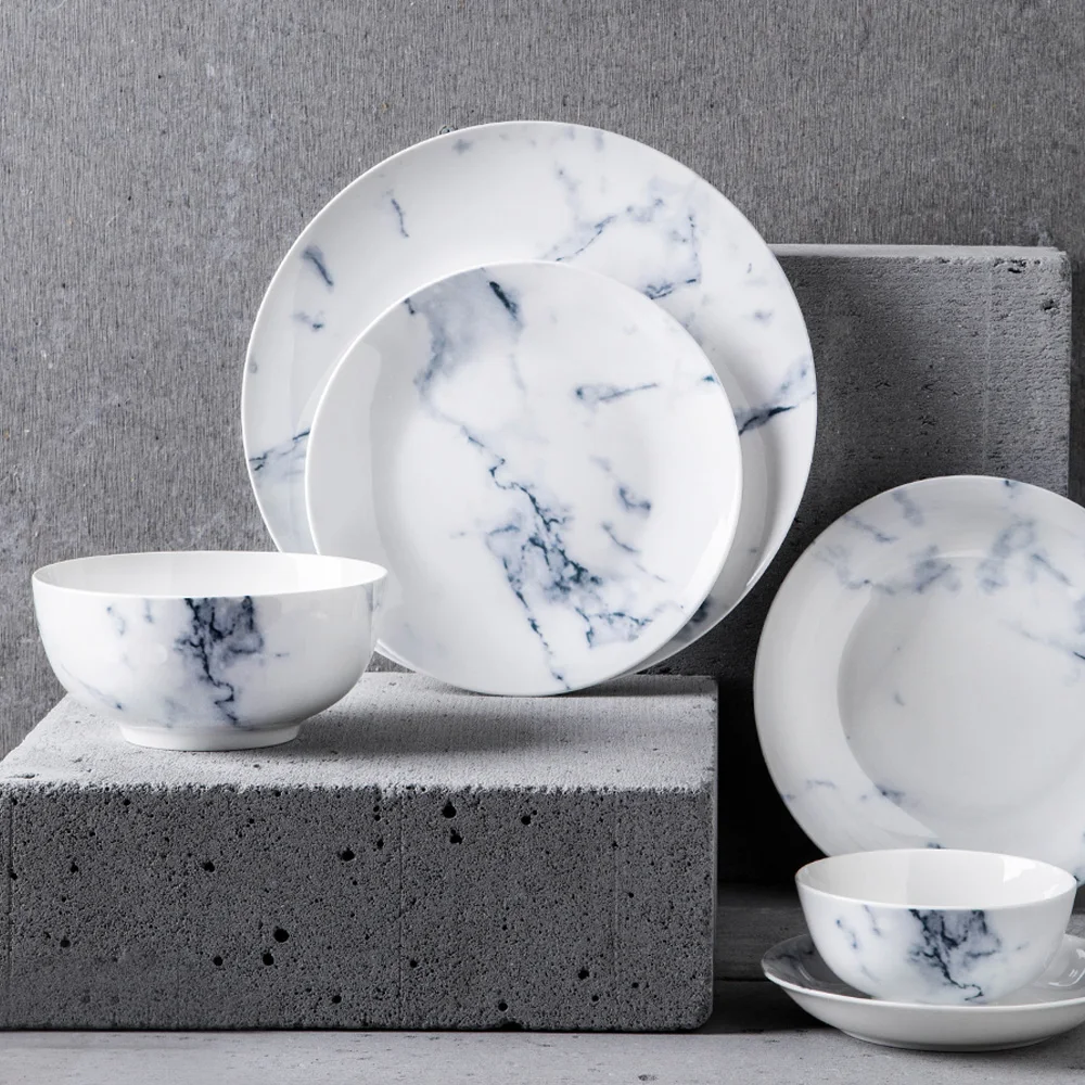 Кружка 270мл 806-067 винтаж, фарфор, 4 цвета. Кружка мрамор фарфор. Тарелки белый мрамор. Фарфоровые тарелки. Столовый сервиз dinnerware east vs west.