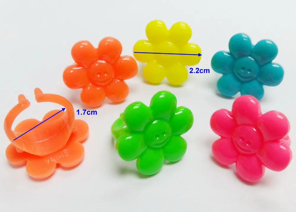 E695G2 Smile flower rings (2)