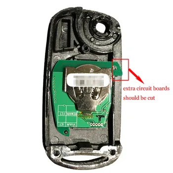 Keyforkess per Ssangyong Remote modifica pieghevole Flip Key Fob Shell Case 2 pulsante per Actyon SUV Kyron Rexton Car Styling Upgrade 5 Keyforkess per Ssangyong Remote modifica pieghevole Flip Key Fob Shell Case 2 pulsante per Actyon SUV Kyron Rexton Car Styling Upgrade - Jingyuqin per Ssangyong Remote modifica pieghevole Flip Key Fob Shell Case 2 pulsante per Actyon