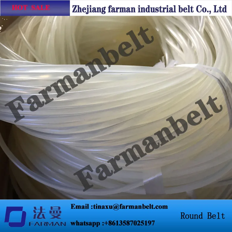 

seamless pu round belt diameter 4mm