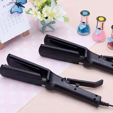 2017 New Black Professional Hair Electronic Straightener Irons Temperature Portable Ceramic Straightening Styling Tools