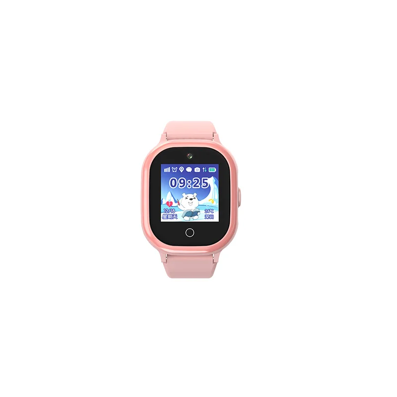 FocuSmart Новинка года TD-07S умный браслет Детские часы сделать фото подключения сети видеовызова аварийного вызова gps позици - Цвет: Розовый