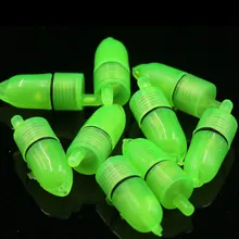 5pcs Plastic Electronic Bell Signal Lights Alarm Light for Night Fishing Equipment – Green