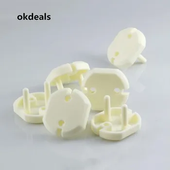 

NEW Useful 10 pcs/lot Euro Standard Children Electrical Safety Protective Socket Enviromental ABS Cover Cap HOT