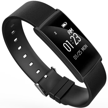 

2017 New Fashion Men Smart Wristband Heart Rate Monitor Blood Pressure Oxygen Sensor Fitness Tracker for ios Android Waterproof