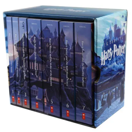 

7 Books Box Set J.K. Rowling Harry Potter Book Collection Series Commemorative Edition English Story Novel Book Adult Children