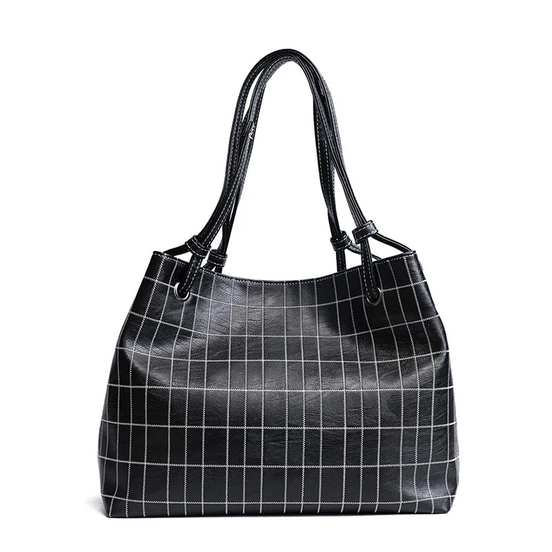 

pu leather casual totes for women shoulder messenger bags fashion Button handbags