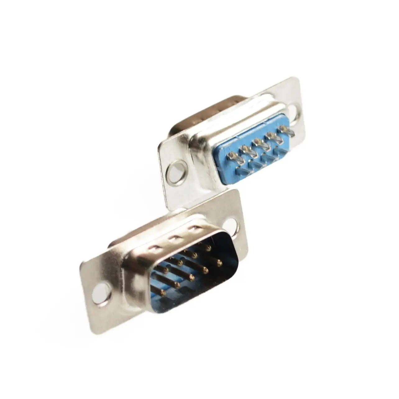 RS232 9 Pin DB9 male Solder Plug Serial Port Connector DB9 2 rows 9 pin