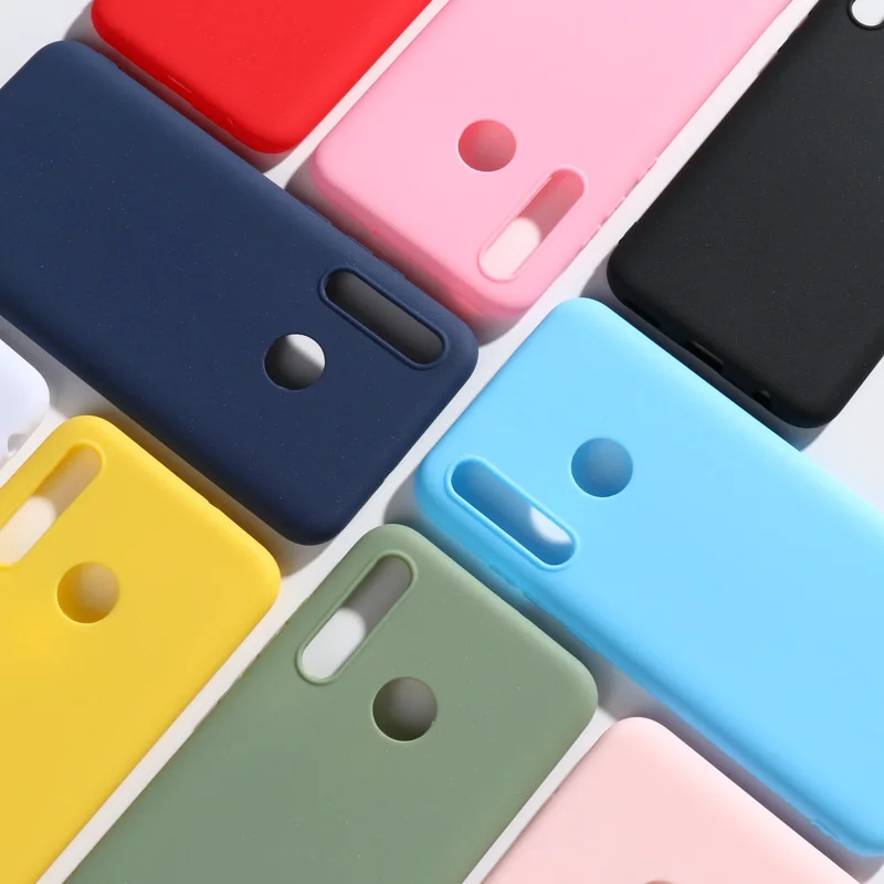 

Huawei P Smart 2019 Case Matte Candy Soft TPU Back Cases For Huawei P Smart 2019 Case Silicone Cover POT-LX1 POT-LX3 Funda Capa