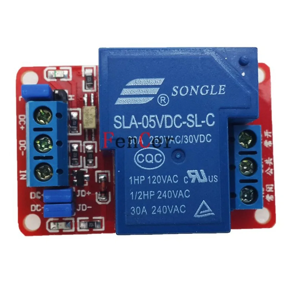 

High Precision 1 Way 30A Optocoupler Isolation Relay Module Support High and Low Level Trigger Module Board