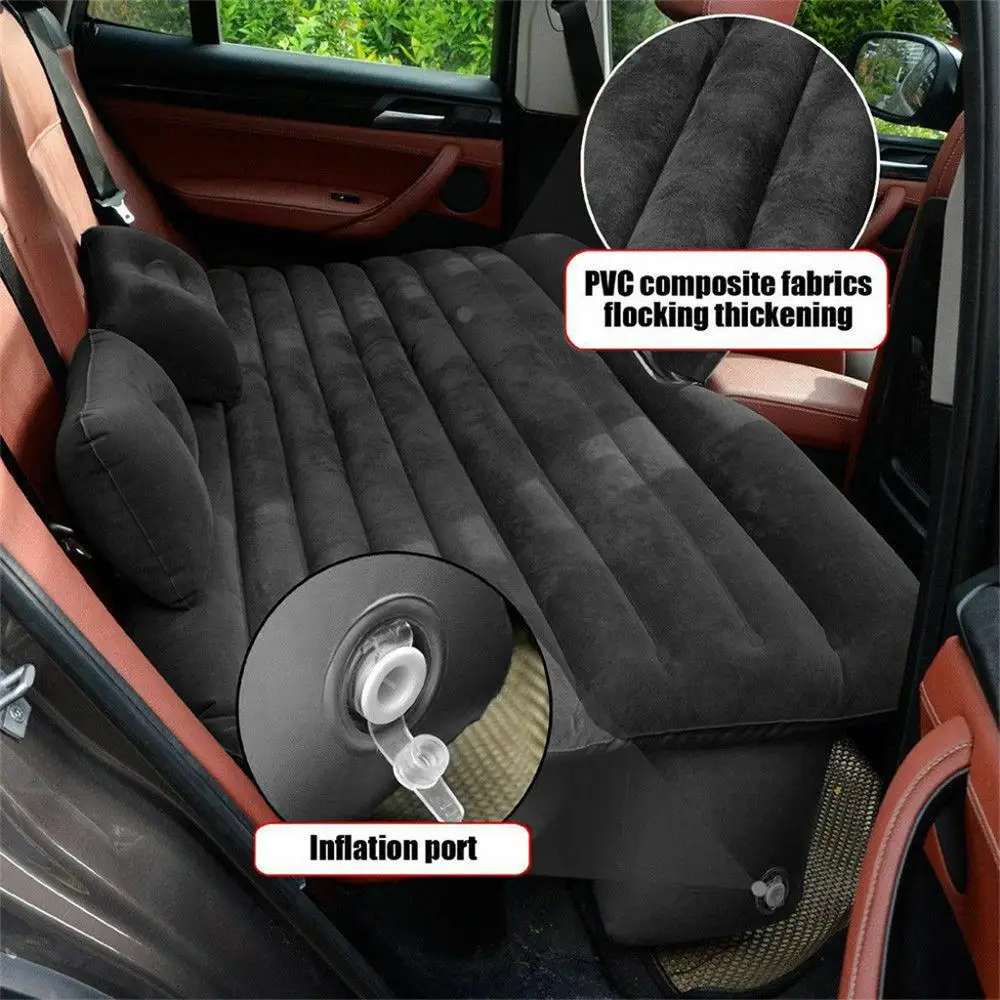 

Car Air Inflatable Travel Mattress Bed Universal for Back Seat Multi functional Sofa Pillow Outdoor Camping Mat Cushion j10