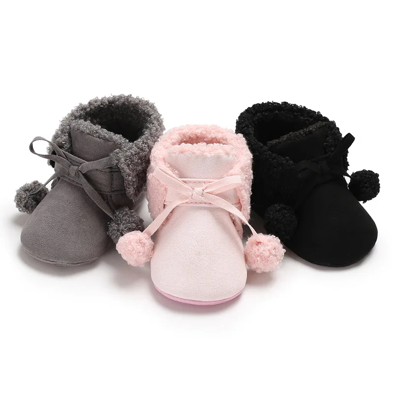 Детская обувь унисекс для мальчиков и девочек новорожденных Bootie зимняя теплая детская кроватка для новорожденных Zapatos классический напольный ходунки TS132