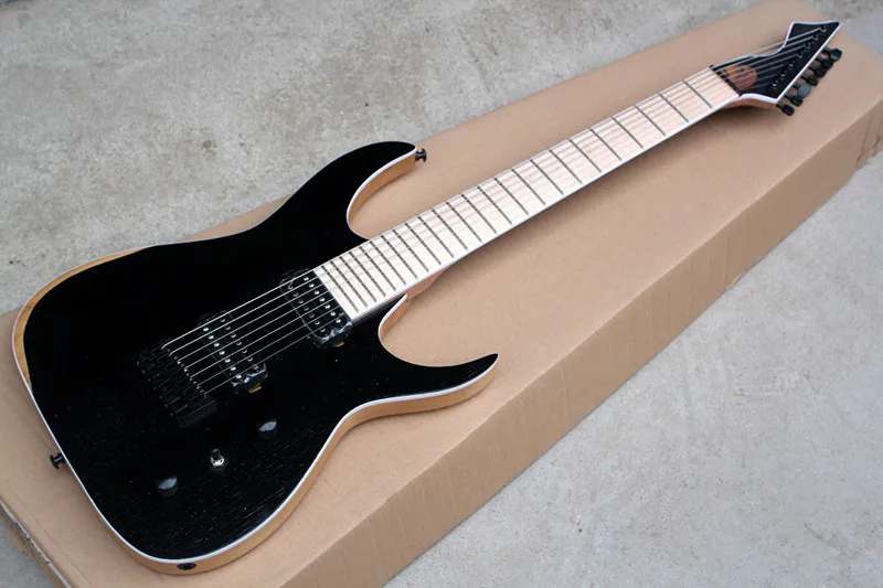 

Maple fingerboard 24 frets 7 strings electric guitar with ASH wood body nitro matte and guitar can be made as your request