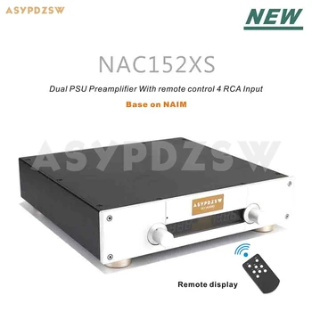 

NEW Version NAC152 Preamplifier Base on NAIM NAC152XS With remote display 4 Way RCA input