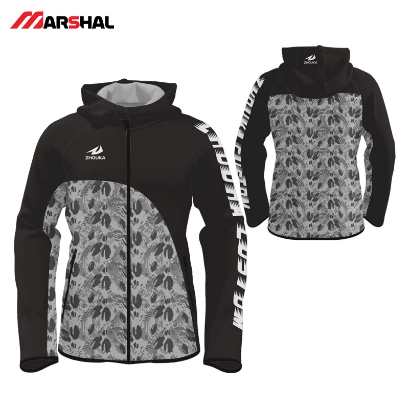 

DIY Design Sublimation 3D Printing Custom Winter Windbreaker Zipper Hoodies Sporting Suits For Men or women with your own logo