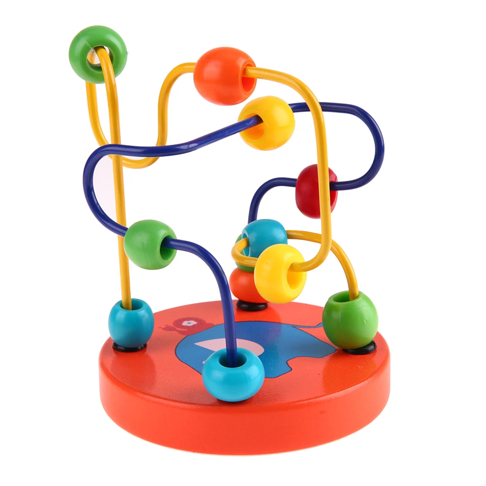 Wooden Wire Maze Children s font b Toys b font Baby Doll kids Educational font b