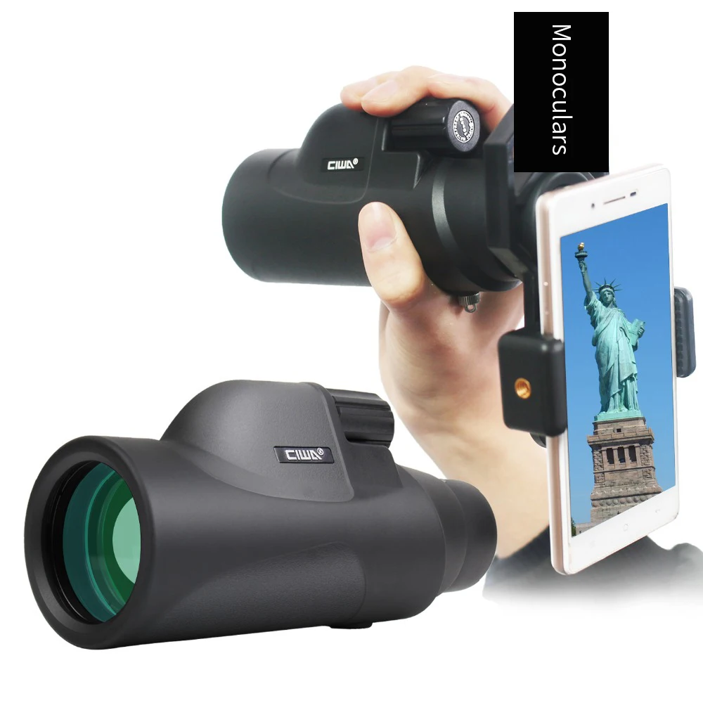 Minha Visão hd Binóculos Telescópio Monocular à Prova d' Água Preta Rei Professial Handheld Monocular Telescópio Caça Profissional 35 Telescópio e binóculos