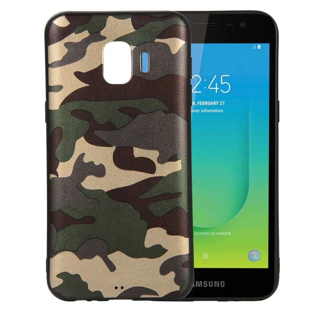 

New Army Green Soft TPU Silicone Cover For Samsung Galaxy J2 Core SM-J260F J260 Mobile Shockproof Back Case For Samsung J2 Core