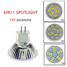 Mr11 лампы DC12V 2 Вт/3 Вт/5 Вт 5730smd светодиодные лампы теплый белый/холодный белый для Потолочные светильники/окна Дисплей/студийный свет