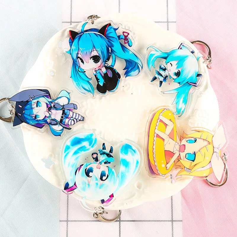 Аниме Hatsune Miku Kagamine Rin/Ren акриловый брелок без игры NO LIFE Limited Шарм Kawaii милая сумка для