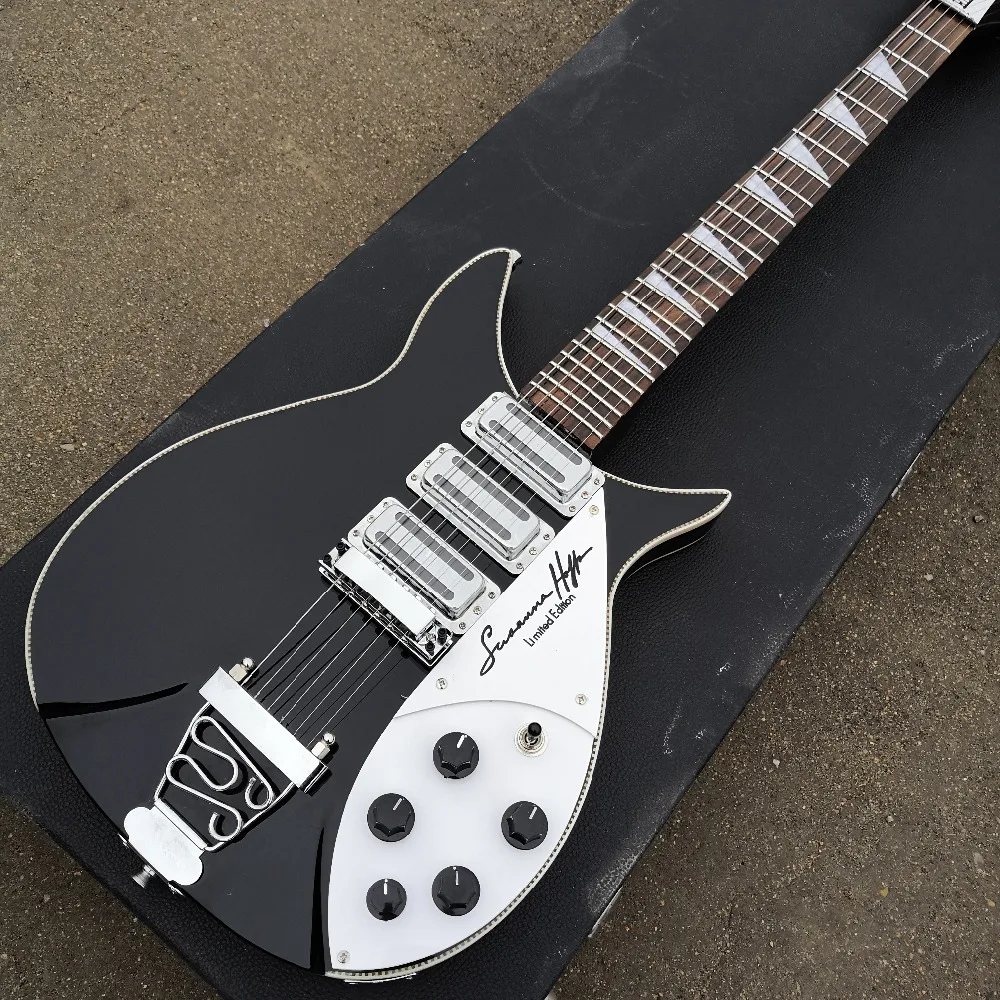 

Model 350 electric guitar,fingerboard has glossy paint,front and back of the body are bound,Real photos!