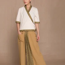 Тайский спа ресторанов и отеля традиционные фигурки Тайланда одежда Весенняя косметичка Рабочая одежда