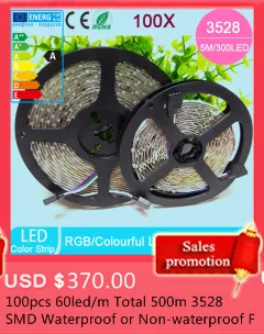 Новое поступление DC12V Светодиодная лента 5050 SMD 5 м 300led 60led/M Водонепроницаемая гибкая светодиодная лента для украшения помещений Природа/теплый белый