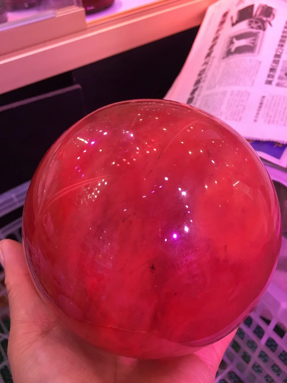 

300-500 grams of red beautiful melting ball