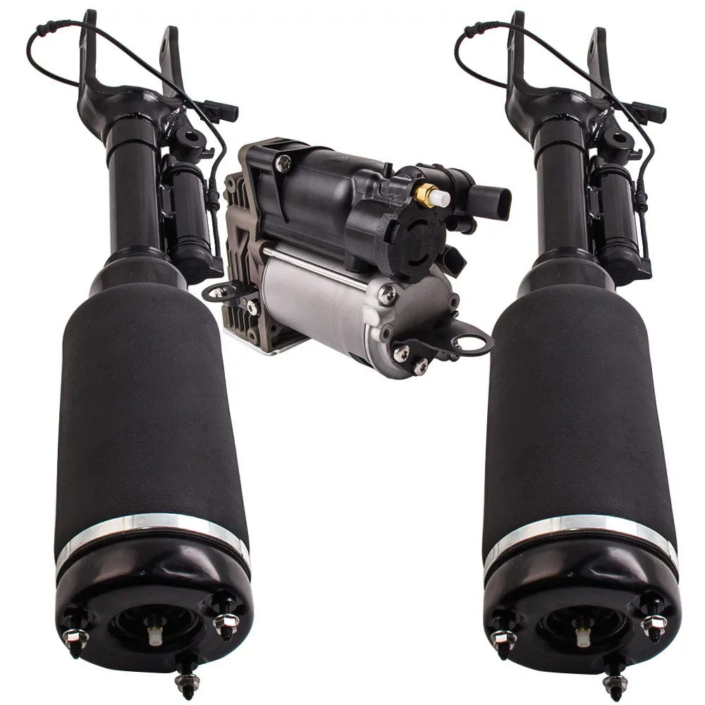 

Complete Air Compressor Pump + Air Suspension Air Struts w/ ADS for Mercedes-Benz R320 Models 2513202704 2513201304 2513203113