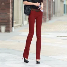 ; Новинка года; высококачественные женские ботинки; джинсы с разрезами; брюки-клеш для девочек; брюки со средней талией; большие размеры 26-31