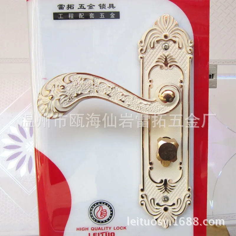 

2018 Padlock Ivory White Hand Lock Manufacturers Selling High-end European Aluminum Alloy Indoor Door Hardware Wholesale 901-2
