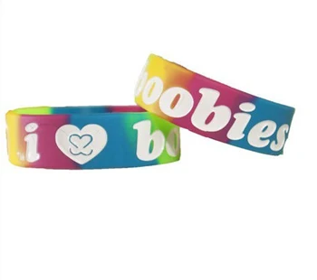 

Most popular silicone rubber wristband SW-18