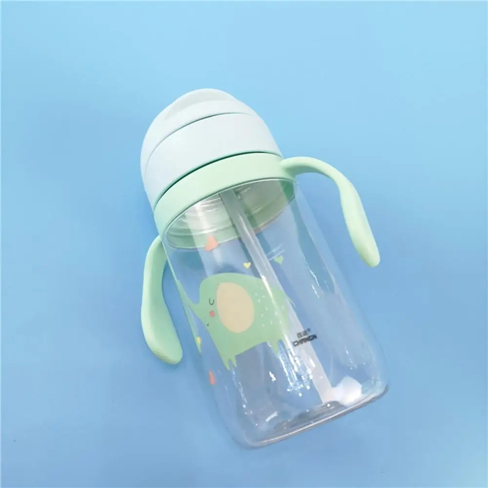 Baby Learning Drinking Water Bottles Feeding Sippy Cups With Handles And Strap Newborns Kids Cute Cartoon Cup