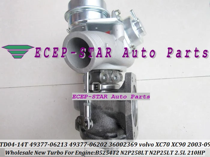 TD04 TD04-14T 49377-06213 36002369 Turbo Turbocharger For Volvo Volvo-PKW XC70 XC90 2003-09 B5254T2 2.5T 2.5L 210HP (1)