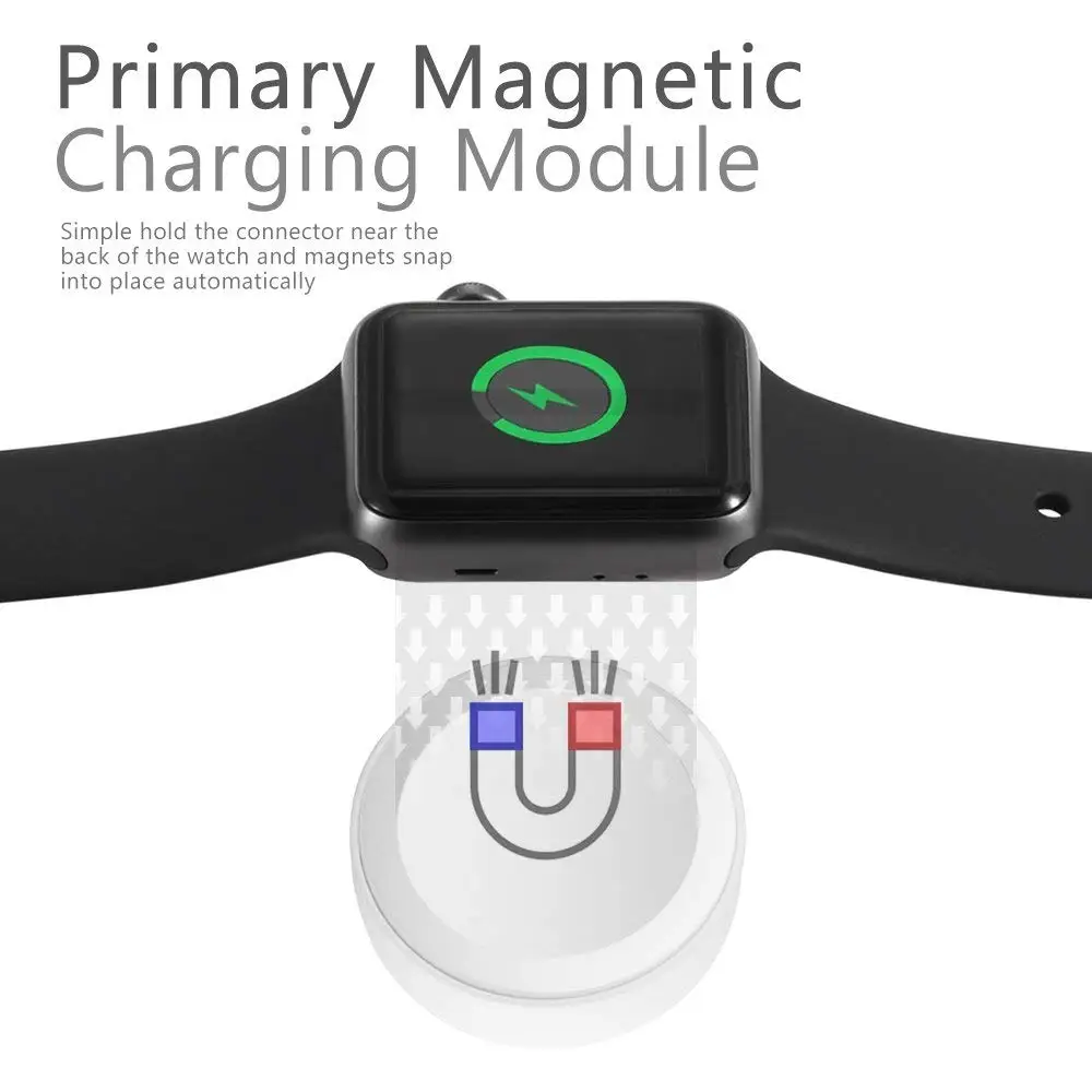 Ingelon Watch Charger for Apple Magnetic Wireless Charging Cable 38mm & 42mm , Dropshipping charge for iWatch Watch Series 3 2 1 (2)