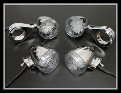 

Chrome Turn Signal Fog Light 39mm Relocation Fork Clamp for Harley Dyna Sportster & any motorcycles with 39mm fork tubes