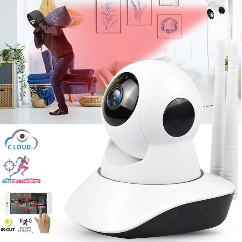 

Wifi IP Camera 720P HD Home Security Multifunctional Wireless WiFi Camera Night Vision Motion Detection HD Wifi Camera