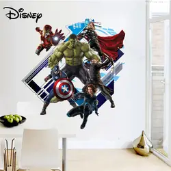 Disney наклейки Новые Мстители 2 наклейки детская комната диван спальня Красочные наклейки для украшения