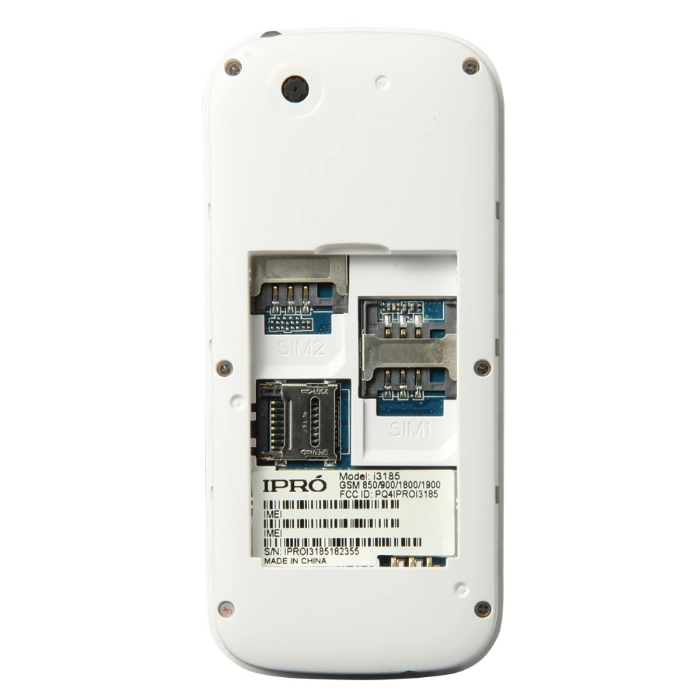 Оригинальный IPRO I3185 1 8 дюймовый кнопочный мобильный телефон Bluetooth GSM Dual SIM дешевый