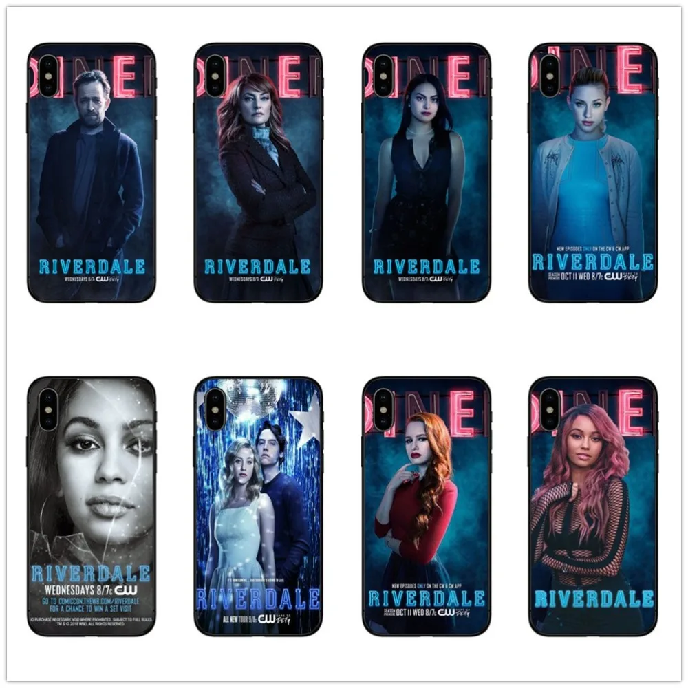 

American Riverdale TV Jughead Jones Woz black silicon phone case for iPhone 6 6S 7 8 Plus 5 5S SE X XR XS MAX josie Cheryl cover