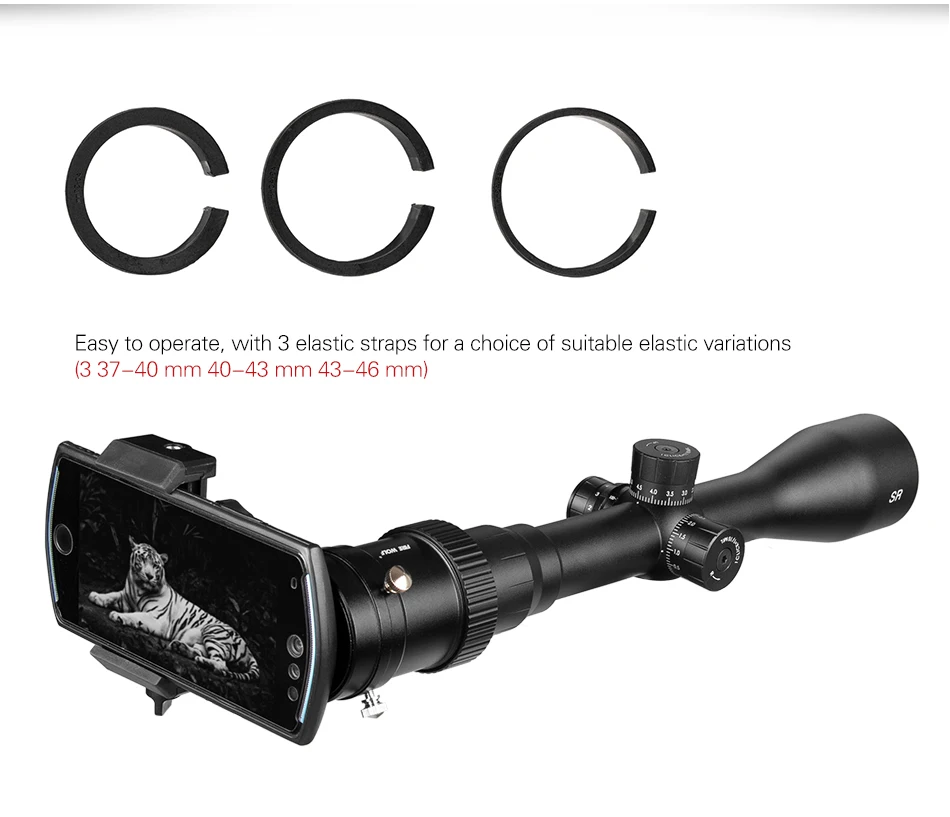 Охота Riflescope смартфон Монтажная система Smart Shoot Scope Крепление Адаптер для оружейного прицела Airgun Scope дисплей Увеличение