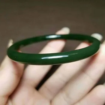 

H56#Russian material and Tianyu spinach green jasper thin strip bracelet