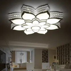 modern crystal ceiling lights for bedroom living room plafond lamp lampen kristal moderne acrylic fixtures luminaire lighting