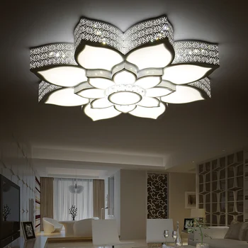 

modern crystal ceiling lights for bedroom living room plafond lamp lampen kristal moderne acrylic fixtures luminaire lighting