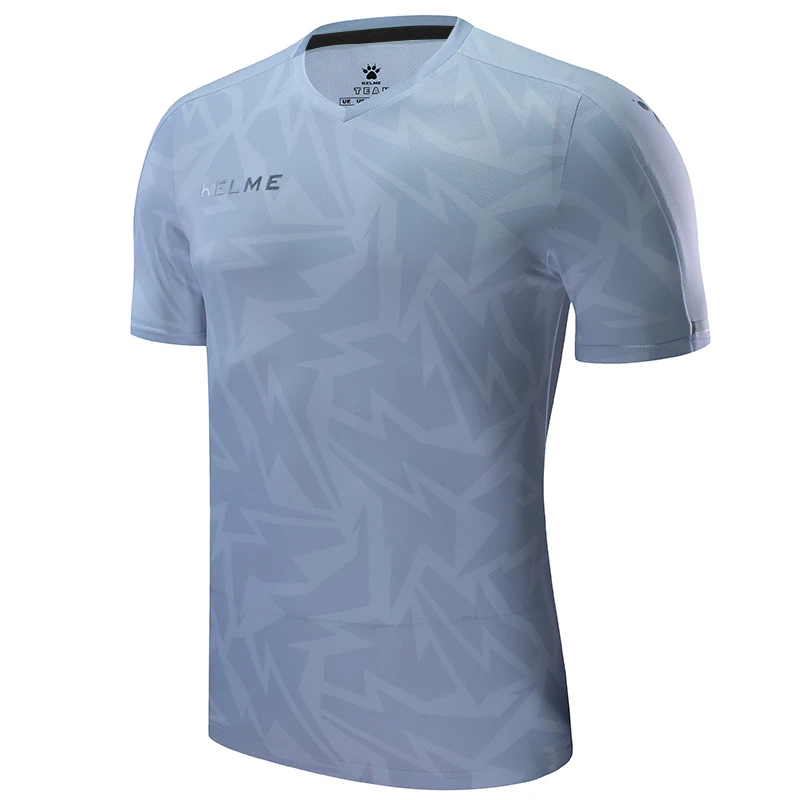 Kelme football training suit men can print quick-drying sweat-absorbent sports short-sleeved t-shirt jersey 3881026