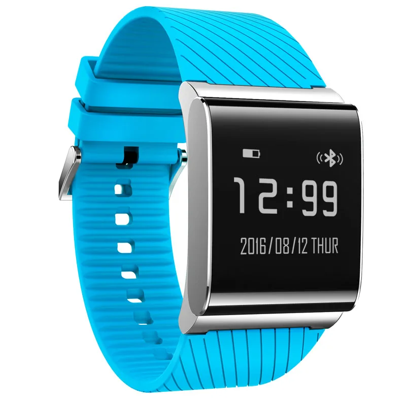 Blue Smart Wristband X 9 Plus heart rate Monitor sedentary remind smart wristband pedometer for xiaomi