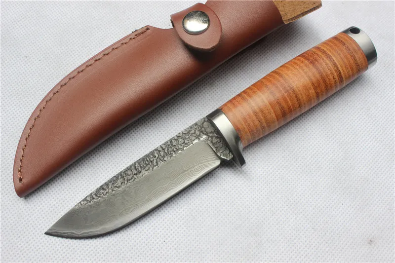 Handmade High carbon steel Knife outdoor camping Hunting Knife sharp Tactical survival Knives