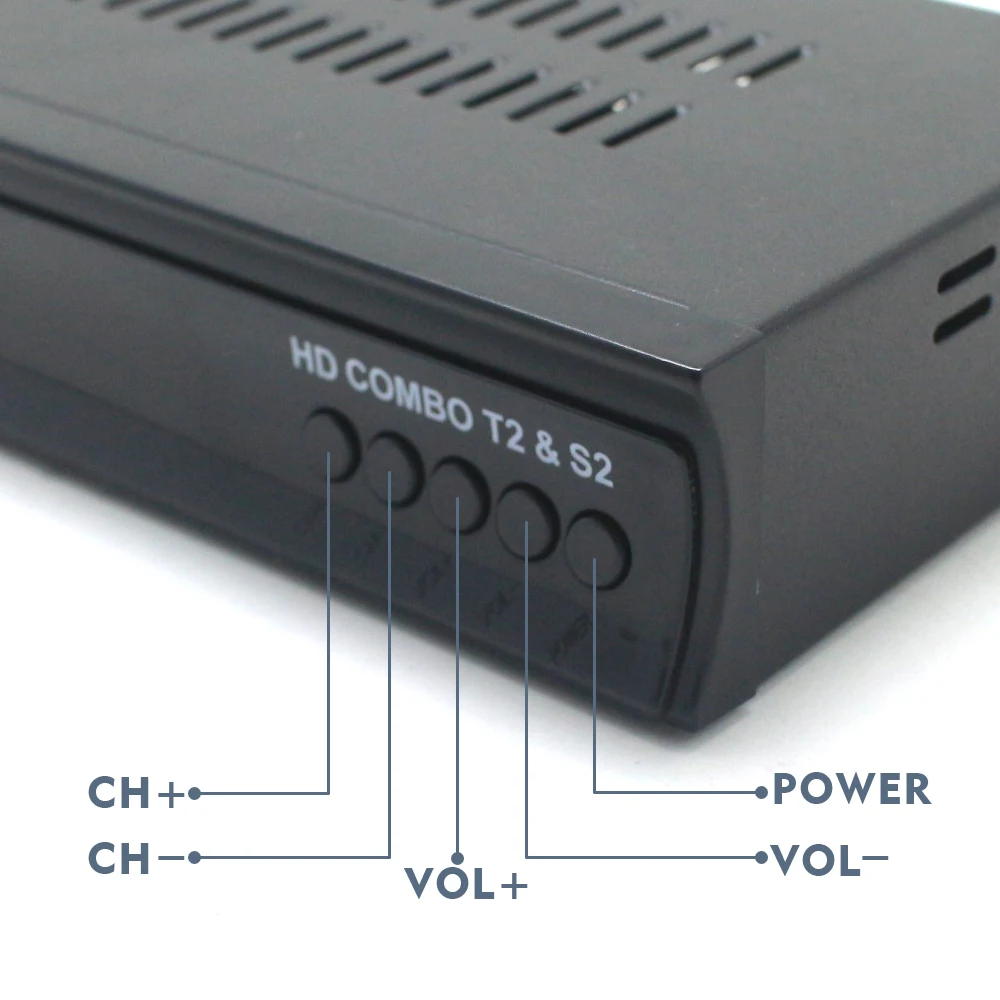 Vmade новые посылка распродажа 2 предмета DVB-T2 DVB-S2 комбо HD ТВ-тюнер Наземного Спутникового приемник с поддержкой IPTV Youtube Cccam Dolby