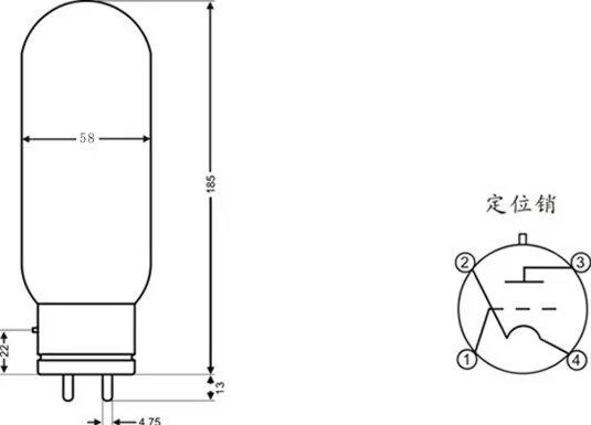 PSVANE HiFi 845B 845 вакуумная электронная лампа Винтаж Hifi усилитель звуковой трубки DIY Заводская подходящая пара гарантия 12 месяцев